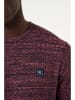Garcia Pullover in Schwarz/ Dunkelrot