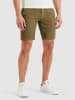 CAST IRON Chinoshort olijfgroen