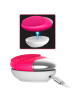 DAM Silikon-Gesichtsreinigungsbürste in Fuchsia