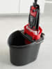 Vileda Wischeimer "Ultramax" in Schwarz/ Rot - 10 l