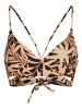 O'Neill Biustonosz bikini "Baay" w kolorze czarno-beżowym