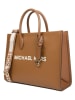 Michael Kors Leder-Henkeltasche in Camel - (B)35 x (H)27 x (T)12 cm