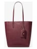 Michael Kors Leder-Shopper in Bordeaux - (B)40 x (H)37 x (T)13 cm