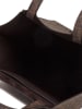 Michael Kors Leder-Henkeltasche in Dunkelbraun - (B)30 x (H)19 x (T)19 cm