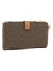 Michael Kors Portfel w kolorze ciemnobrązowym - 18 x 10 x 3 cm
