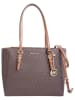Michael Kors Leder-Shopper in Dunkelbraun - (B)40 x (H)34 x (T)13 cm