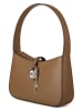 Michael Kors Leder-Schultertasche in Hellbraun - (B)23 x (H)14 x (T)5 cm