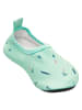 Playshoes Barevoetschoenen "Surfbrett Palmen" lichtblauw
