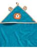 Playshoes Kapuzenbadetuch "Dschungel" in Blau