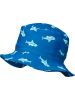 Playshoes Zonnehoed "Haai" blauw