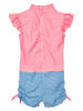 Playshoes Badeanzug "Krebs" in Rosa/ Hellblau
