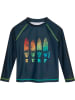 Playshoes Badeshirt "Surf" in Dunkelblau/ Bunt