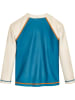 Playshoes Badeshirt in Blau/ Creme