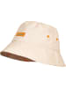 Playshoes Wende-Sonnenhut in Beige/ Hellbraun