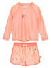 Playshoes 2tlg. Badeoutfit "Surfbrett Palmen" in Orange