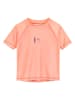 Playshoes Badeshirt "Surfbrett Palme" in Orange