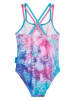 Playshoes Badeanzug "Batik" in Hellblau/ Rosa
