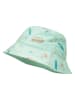 Playshoes Dwustronny kapelusz przeciwsłoneczny "Surf-Bus" w kolorze miętowym