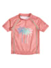 Playshoes Badeshirt "Palmen" in Koralle