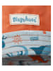 Playshoes Wende-Sonnenhut "Dino" in Orange/ Hellblau