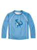 Playshoes Badeshirt "Dino" in Blau