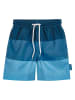 Playshoes Badeshorts "Color Block" in Blau