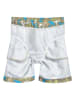 Playshoes Zwemshort "Wave" kaki/blauw/wit