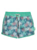 Playshoes Badeshorts "Palmen" in Grün/ Blau