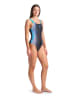 Arena Badeanzug in Schwarz/ Türkis
