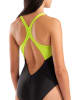 Arena Badeanzug in Schwarz/ Gelb
