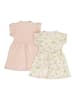 Dirkje 2-delige set: Jurk beige/lichtroze