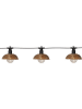 STAR Trading LED-Lichterkette "Cesta Light" in Hellbraun/ Schwarz - (B)13 x (H)13 cm