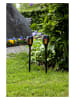 STAR Trading 2er-Set: LED-Solar-Gartenstecker "Flame" in Schwarz - (H)50 cm