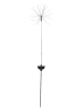 STAR Trading LED-Solar-Gartenstecker "Firework" in Schwarz - (H)100 cm