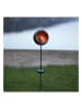STAR Trading LED-Solar-Gartenstecker "Fairytale" in Schwarz/ Orange - (H)78 cm