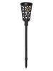 STAR Trading LED-Solar-Gartenstecker "Sinnia" in Schwarz - (H)62 cm