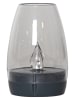 STAR Trading LED-Solar-Dekoleuchten "Tropea" in Grau - (H)9 Ø 6 cm
