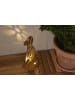 STAR Trading Solarna lampa dekoracyjna LED "Oxidog" w kolorze rdzawoczerwonym - 33 x 25 cm