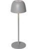 STAR Trading LED-Tischleuchte "Ronda" in Grau- (H)34,5 x Ø 11 cm