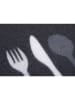 Hanse Home Keukenloper "Kitchen Cutlery" zwart