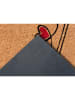 Hanse Home Kokos-deurmat ''Cat Home'' lichtbruin/zwart/rood