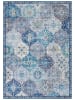 Elle Decoration Kurzflor-Teppich "Kashmir Ghom" in Blau