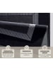 Hanse Home Kurzflor-Teppich "Basic" in Schwarz