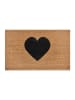 Hanse Home Kokos-Fußmatte "Heart" in Natur