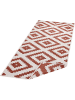 NORTHRUGS Omkeerbaar tapijt "Malta" oranje/crème