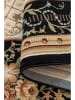 Nouristan Kurzflor-Teppich "Adraskan" in Schwarz/ Creme