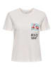 ONLY Shirt in Weiß