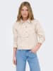 ONLY Blousejas zandkleurig