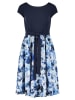 Vera Mont Kleid in Dunkelblau/ Hellblau