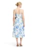 Vera Mont Kleid in Creme/ Hellblau